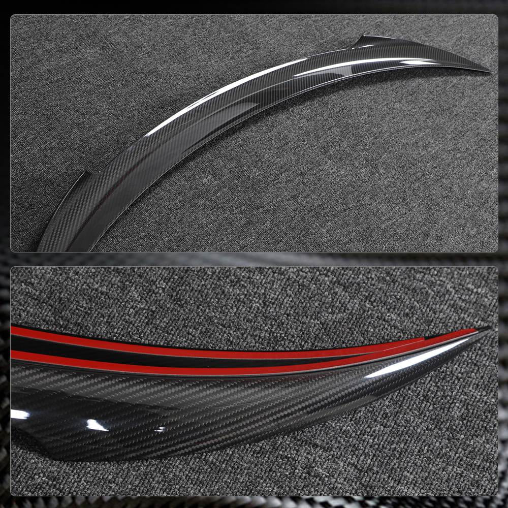 Tesla Model 3 2023 Rear Trunk Spoiler Dry Carbon Fiber-Ahacarbon