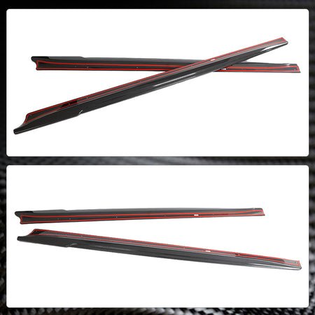 Tesla Model 3 2023 Side Skirts Dry Carbon Fiber-Ahacarbon