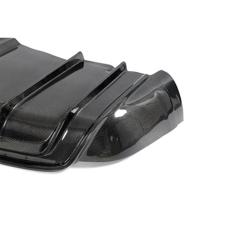 Tesla Model X Plaid 2022-2024 2022-2024 Rear Bumper Diffuser Carbon Fiber-Ahacarbon