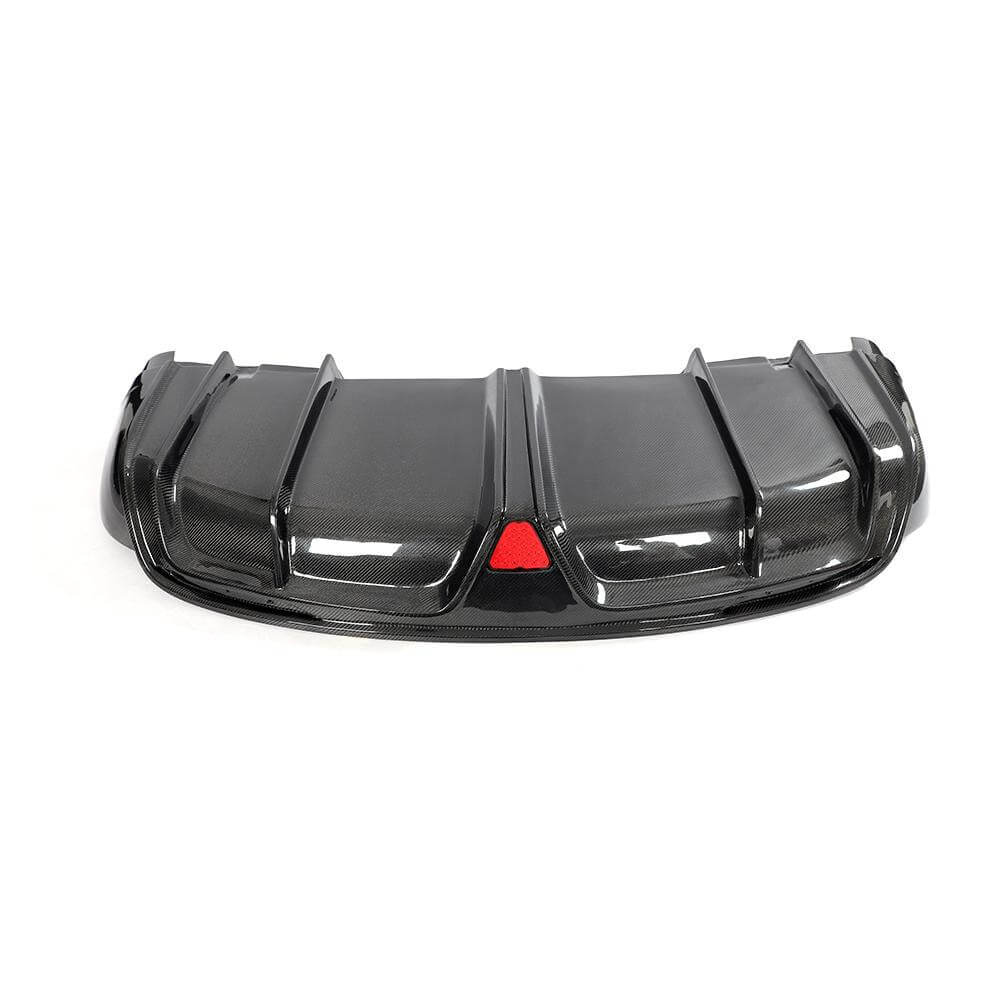 Tesla Model X Plaid 2022-2024 2022-2024 Rear Bumper Diffuser Carbon Fiber-Ahacarbon