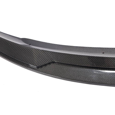 Tesla Model Y Sport Utility 2019-2024 Front Bumper Lip Carbon Fiber-Ahacarbon