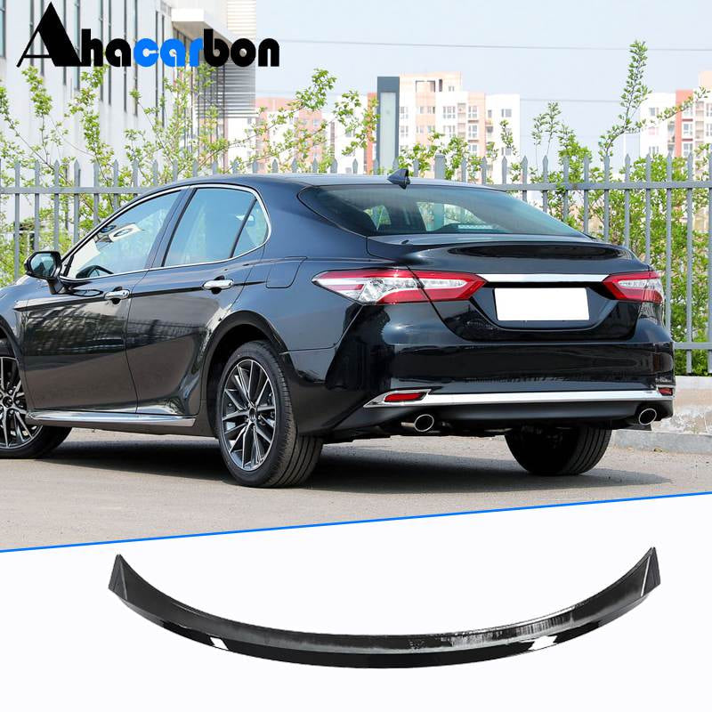 For Toyota Camry 2018-2023 ABS Rear Trunk Spoiler Boot Wing Lip-Ahacarbon