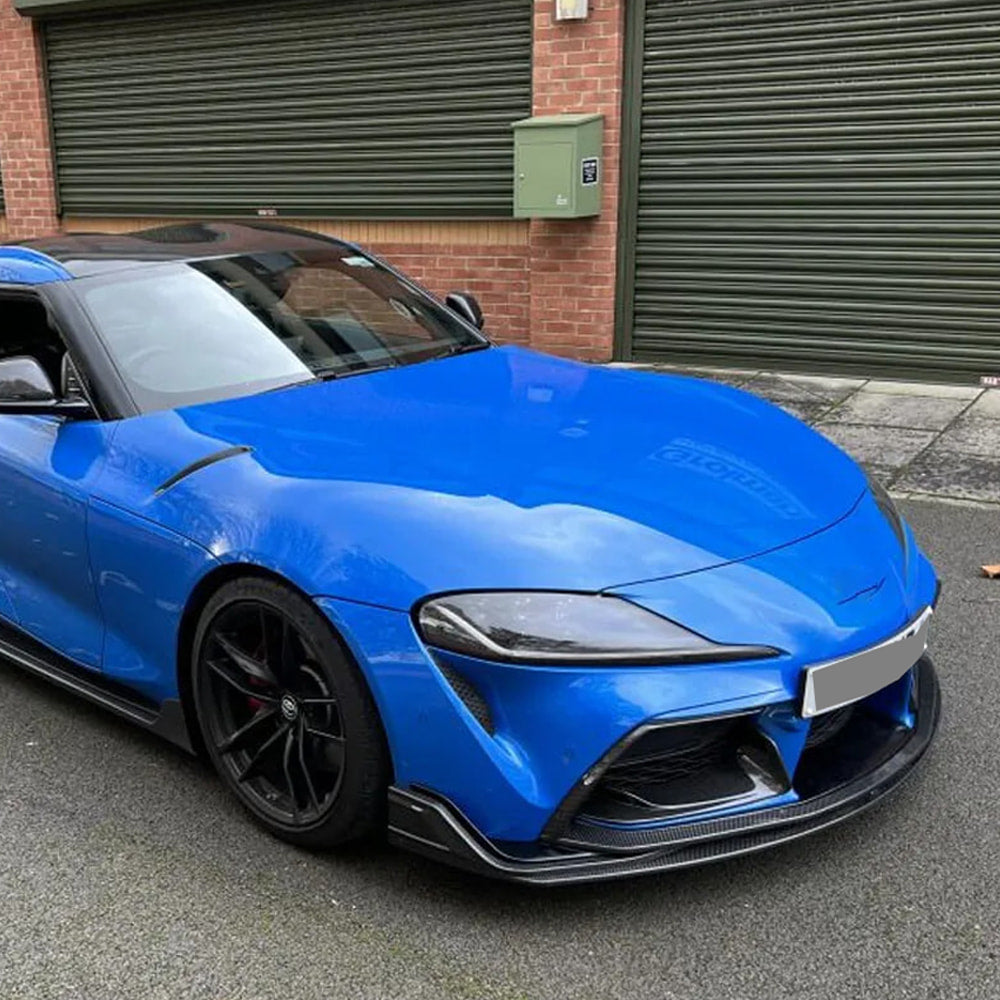 Toyota GR Supra J29 MK5 A90 2019-2021 Front Bumper Lip Carbon Fiber-Ahacarbon