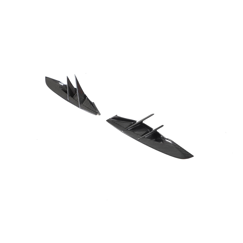 Toyota Supra GR A90 A91 MK5 20UP Front Bumper Vents Prepreg Dry Carbon Fiber-Ahacarbon