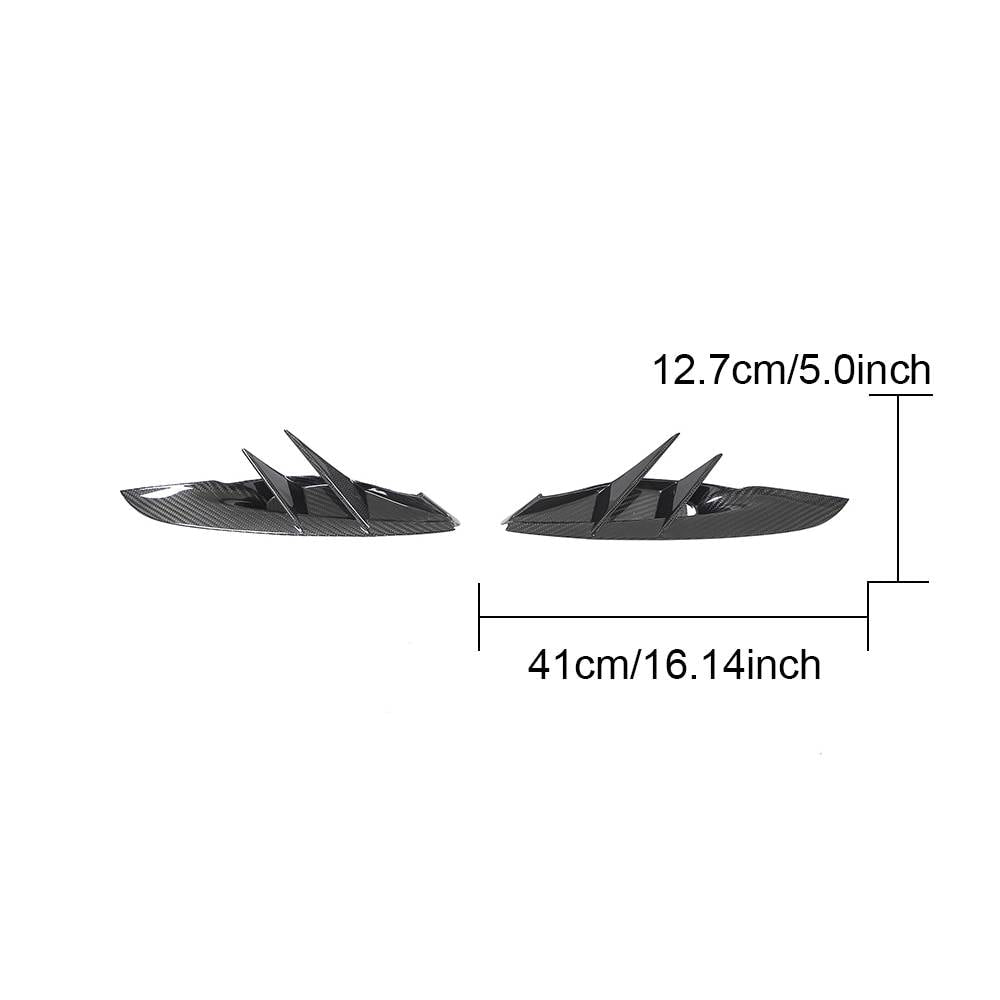 Toyota Supra GR A90 A91 MK5 20UP Front Bumper Vents Prepreg Dry Carbon Fiber-Ahacarbon