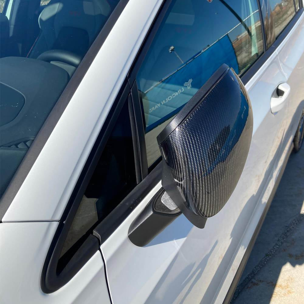 Volkswagen VW Golf 8 MK8 GTI R Rline 2021UP Mirror Covers Replacement Style Carbon Fiber/ABS-Ahacarbon