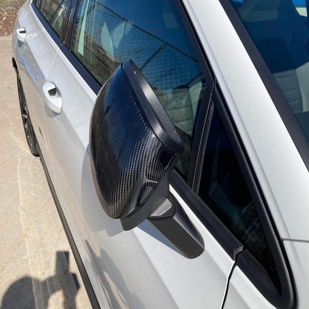 Volkswagen VW Golf 8 MK8 GTI R Rline 2021UP Mirror Covers Replacement Style Carbon Fiber/ABS-Ahacarbon