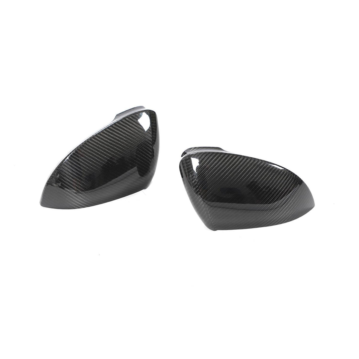 Volkswagen VW Golf 8 MK8 GTI R Rline 2021+ Mirror Covers Carbon Fiber (W/Lane Assist)-Ahacarbon