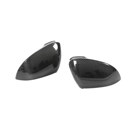 Volkswagen VW Golf 8 MK8 GTI R Rline 2021+ Mirror Covers Carbon Fiber (W/Lane Assist)-Ahacarbon