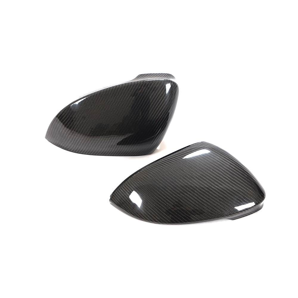 Volkswagen VW Golf 8 MK8 GTI R Rline 2021+ Mirror Covers Carbon Fiber (W/Lane Assist)-Ahacarbon