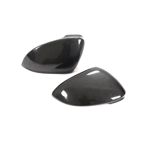 Volkswagen VW Golf 8 MK8 GTI R Rline 2021+ Mirror Covers Carbon Fiber (W/Lane Assist)-Ahacarbon