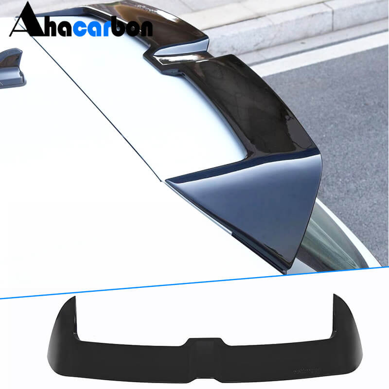 Volkswagen VW Golf 8 MK8 R-LINE 2021-2023 Rear Roof Spoiler Glossy Black ABS-Ahacarbon