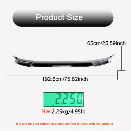 Zeekr 001 2021-2023 Front Bumper Lip Carbon Fiber-Ahacarbon