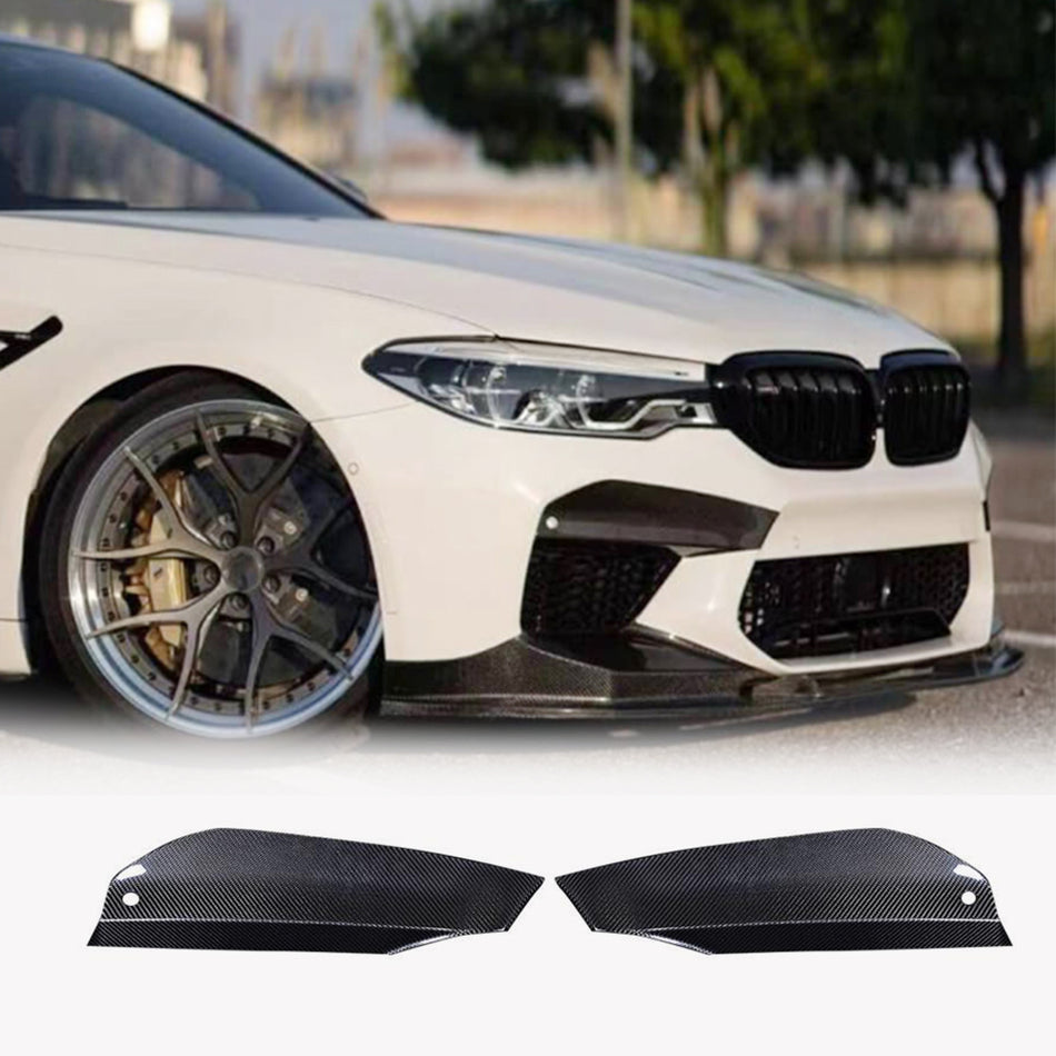 BMW 5 Series F90 M5 Pre-LCI 2018-2020 Fog Light Covers Dry Carbon Fiber-Ahacarbon
