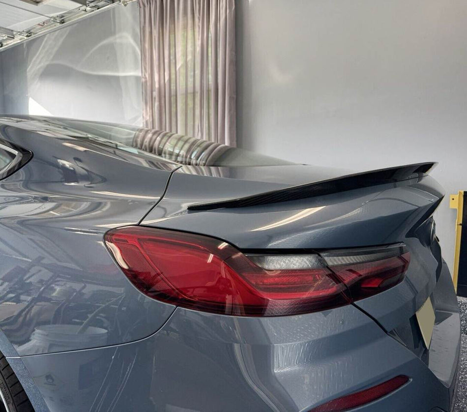 BMW 8 Series G15 F92 M8 Coupe 2018-2021 Rear Trunk Spoiler Dry Carbon Fiber-Ahacarbon