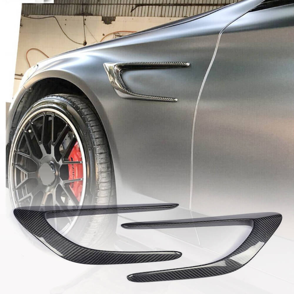 Mercedes Benz W205 C205 A205 C63 AMG Pre-facelift 2015-2019 Side Fender Vents Carbon Fiber/FRP-Ahacarbon