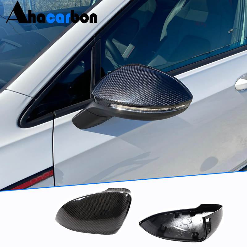 Volkswagen VW Golf 8 MK8 GTI R Rline 2021UP Mirror Covers Replacement Style Carbon Fiber/ABS-Ahacarbon