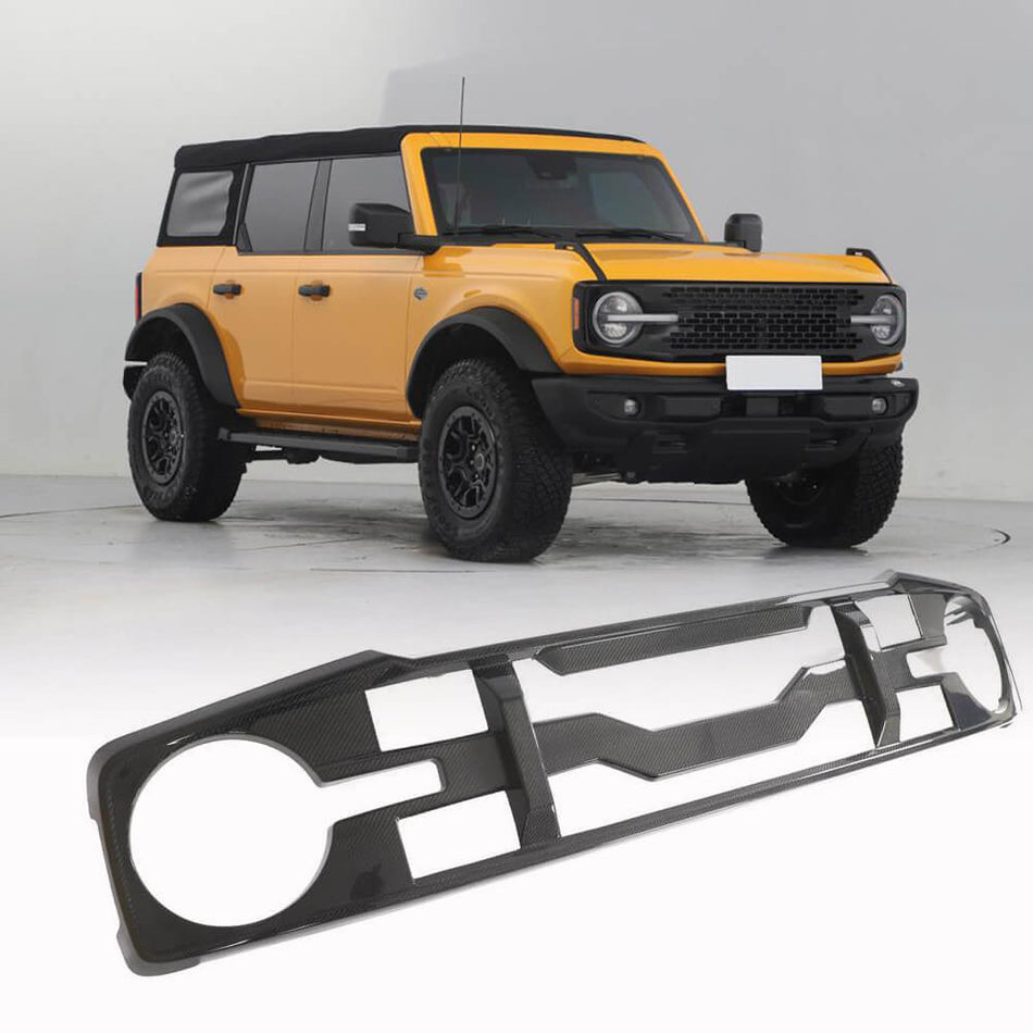 Ford BRONCO Sport Utility 2D 4D 2021-2023 Front Grille Carbon Fiber-Ahacarbon