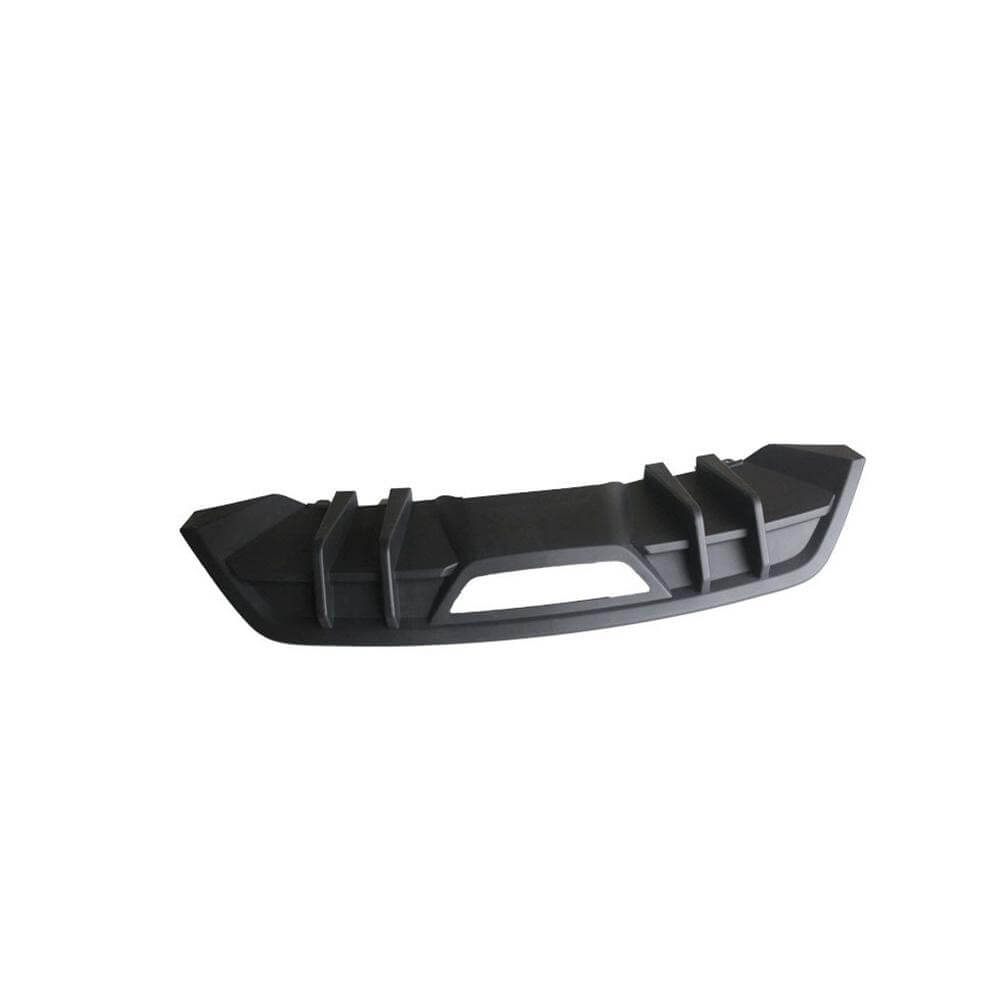 Ford Mustang 2018-2023 Rear Bumper Lip Glossy Black ABS-Ahacarbon