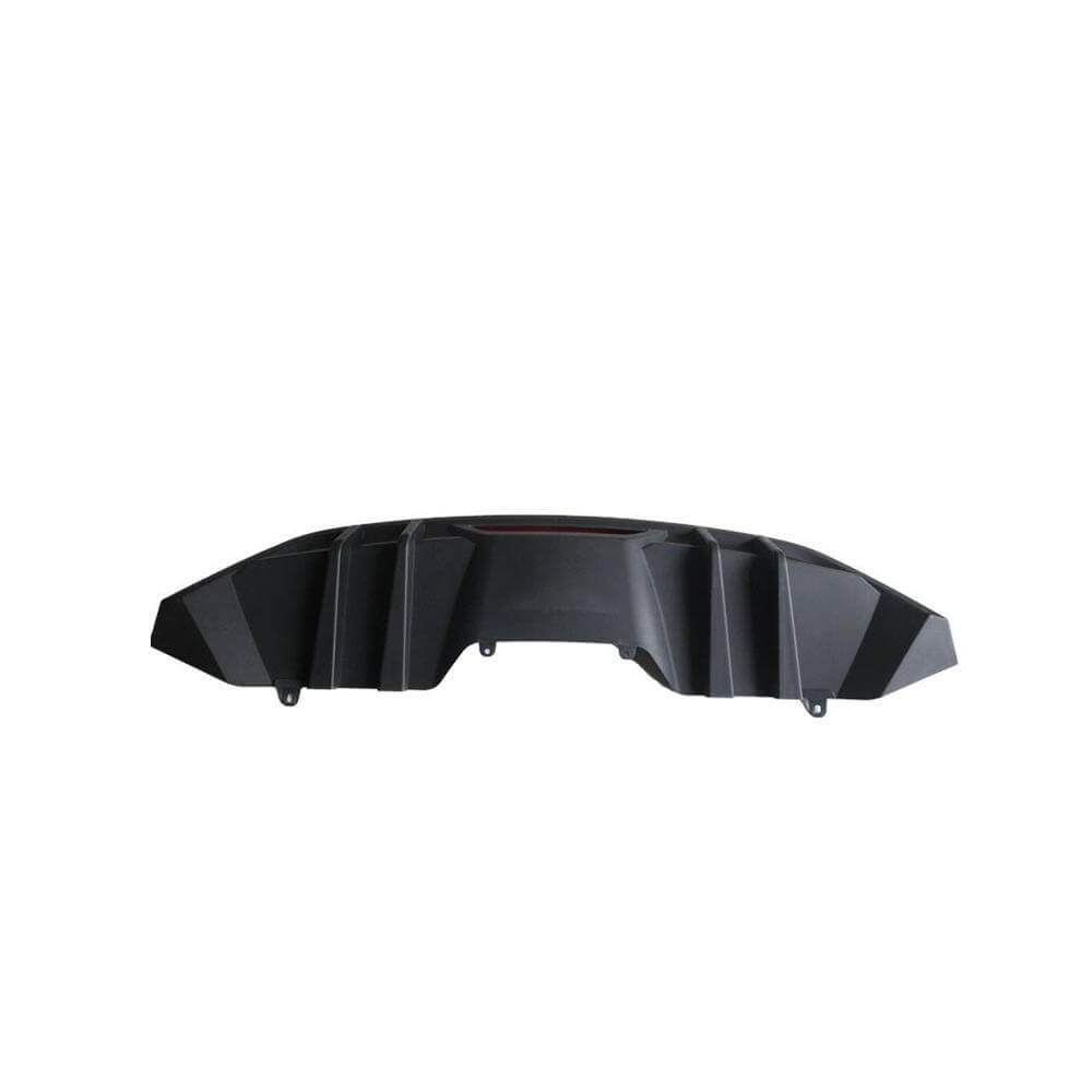 Ford Mustang 2018-2023 Rear Bumper Lip Glossy Black ABS-Ahacarbon