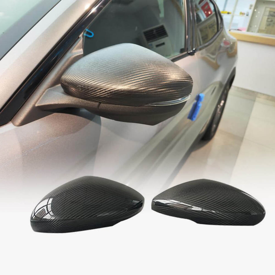 Ford Mustang Mach-E Sport Utility 4-Door 2022+ Mirror Covers Dry Carbon Fiber-Ahacarbon