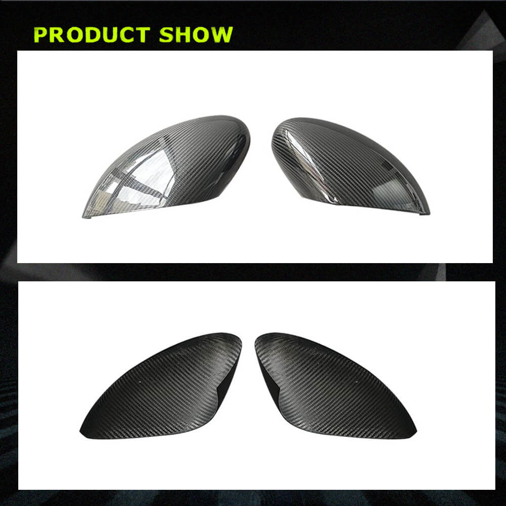 Ford Mustang Mach-E Sport Utility 4-Door 2022+ Mirror Covers Dry Carbon Fiber-Ahacarbon