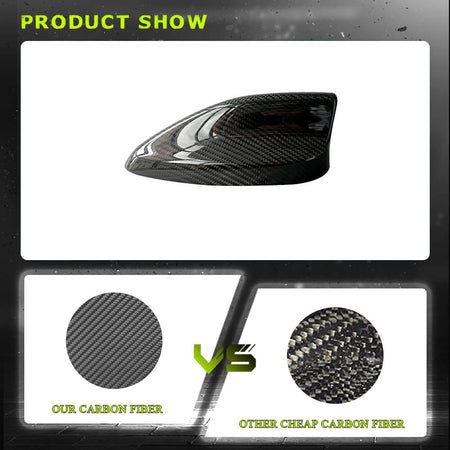 Ford Mustang Mach-E Sport Utility 4-Door 2022+ Car Shark Fin Roof Antenna Dry Carbon Fiber-Ahacarbon