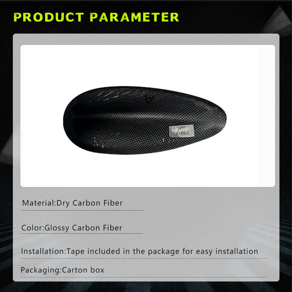 Ford Mustang Mach-E Sport Utility 4-Door 2022+ Car Shark Fin Roof Antenna Dry Carbon Fiber-Ahacarbon