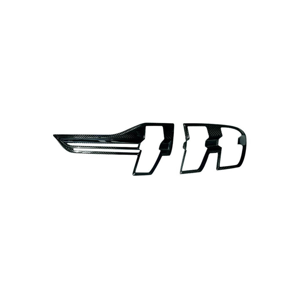 Ford Mustang Mach-E Sport Utility 4-Door 2022+ Rear taillight frame patch Dry Carbon Fiber-Ahacarbon