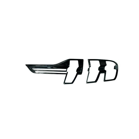 Ford Mustang Mach-E Sport Utility 4-Door 2022+ Rear taillight frame patch Dry Carbon Fiber-Ahacarbon