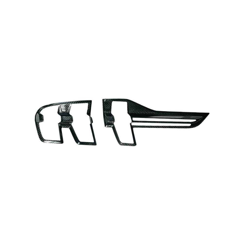 Ford Mustang Mach-E Sport Utility 4-Door 2022+ Rear taillight frame patch Dry Carbon Fiber-Ahacarbon