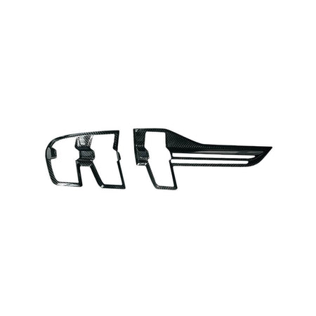 Ford Mustang Mach-E Sport Utility 4-Door 2022+ Rear taillight frame patch Dry Carbon Fiber-Ahacarbon