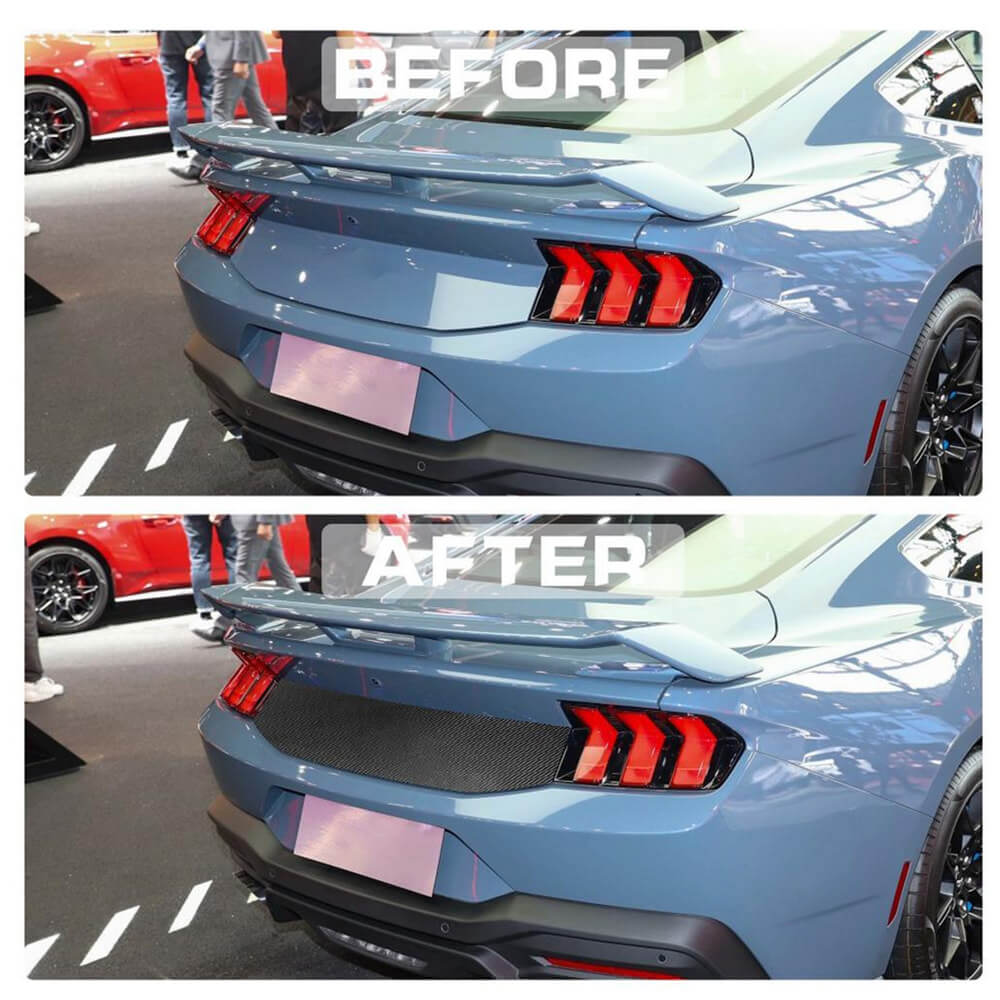 Ford Mustang S650 2024+ Rear Deck Trunk Panel Dry Carbon Fiber-Ahacarbon