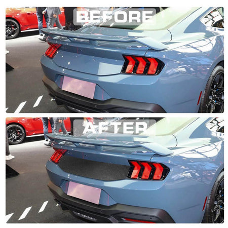 Ford Mustang S650 2024+ Rear Deck Trunk Panel Dry Carbon Fiber-Ahacarbon