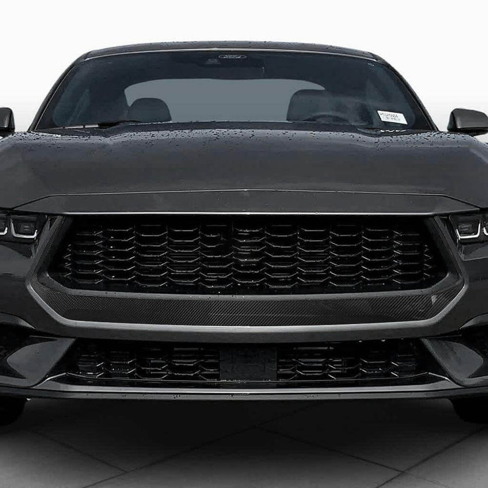 Ford Mustang S650 2024 Front Grille Dry Carbon Fiber-Ahacarbon