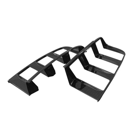 Ford Mustang S650 2024 Taillight Trim Cover Dry Carbon Fiber-Ahacarbon