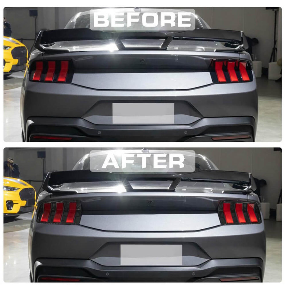 Ford Mustang S650 2024 Taillight Trim Cover Dry Carbon Fiber-Ahacarbon