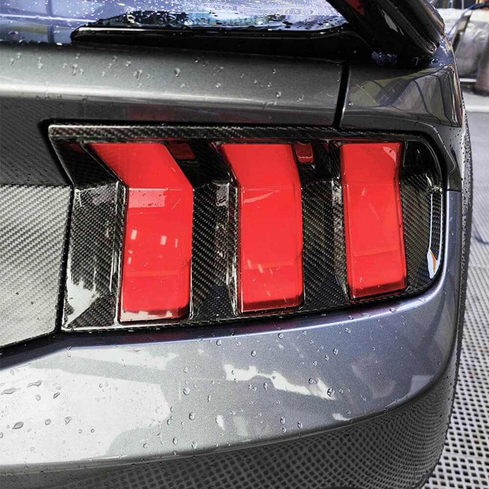 Ford Mustang S650 2024 Taillight Trim Cover Dry Carbon Fiber-Ahacarbon
