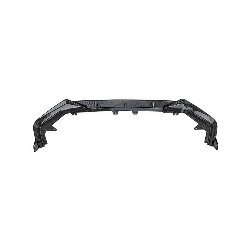 Honda Civic Sedan 2022-2024 Front Bumper Lip Glossy Black ABS-Ahacarbon