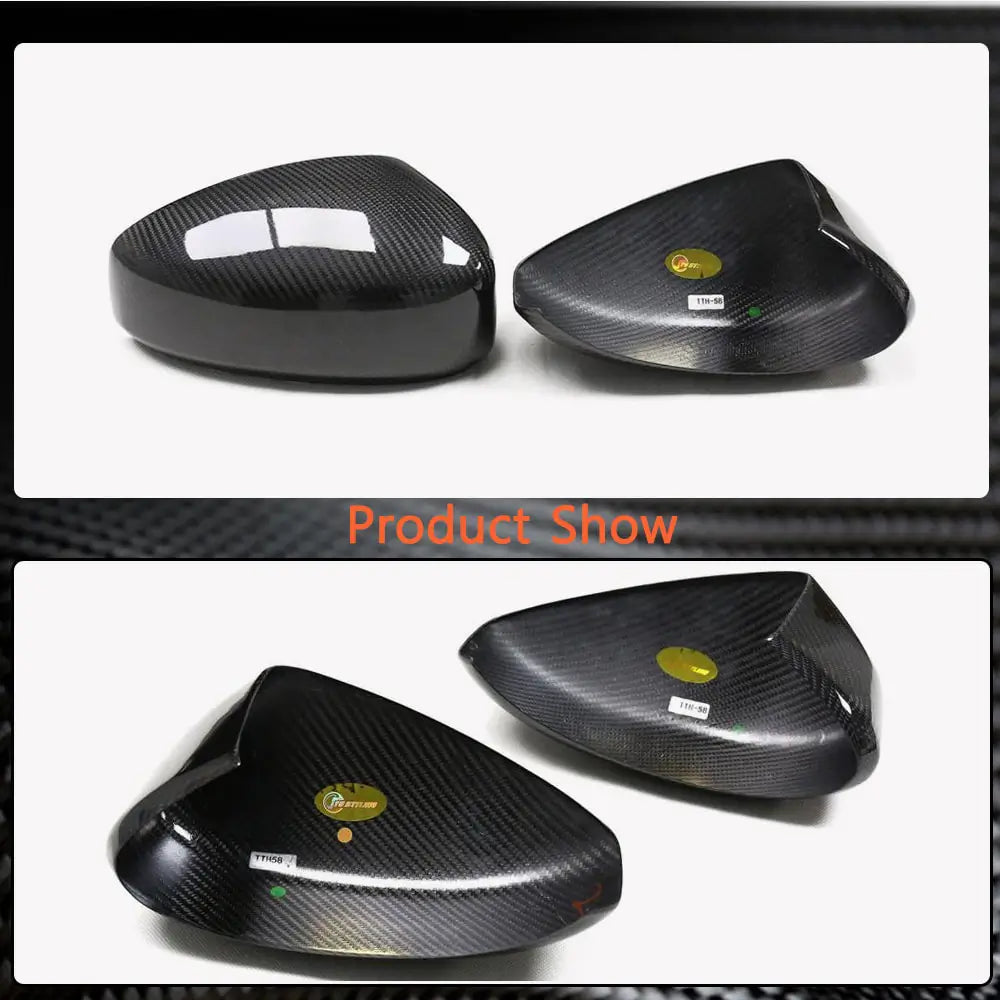 Infiniti G35 2004-2006 Mirror Covers Add-on Dry Carbon Fiber-Ahacarbon