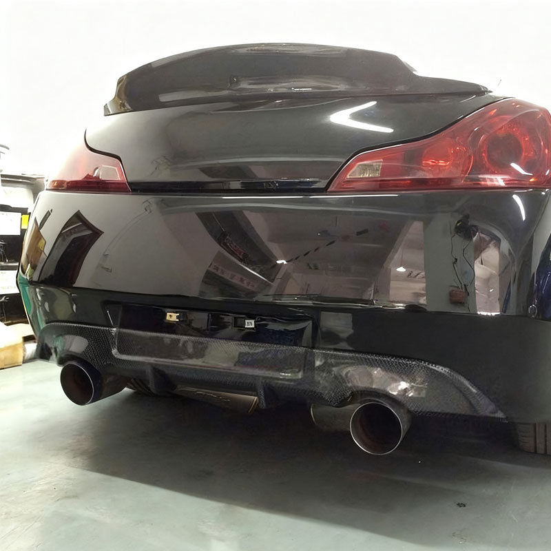 Infiniti G37 Coupe 2009-13 Rear Bumper Diffuser(Non-US) Carbon Fiber