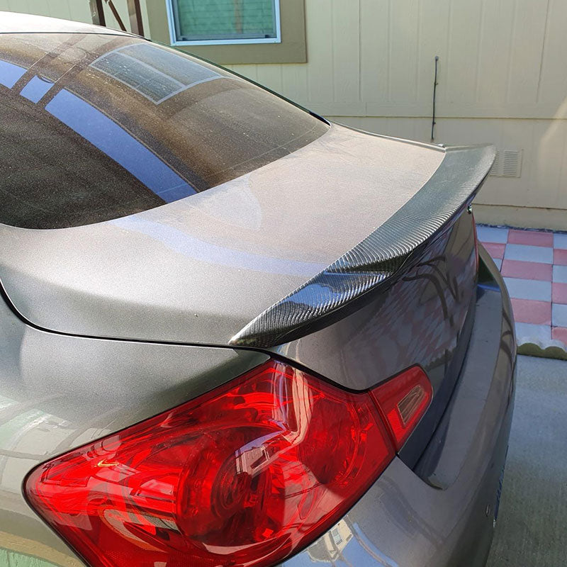 Infiniti G37 G25 209-2013 Sedan Rear Trunk Spoiler Carbon Fiber/FRP