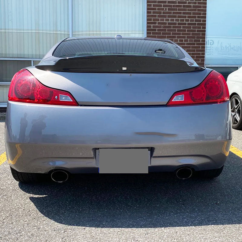 Infiniti G37 G37X G37S Q60 2009-2015 Rear Trunk Spoiler Carbon Fiber