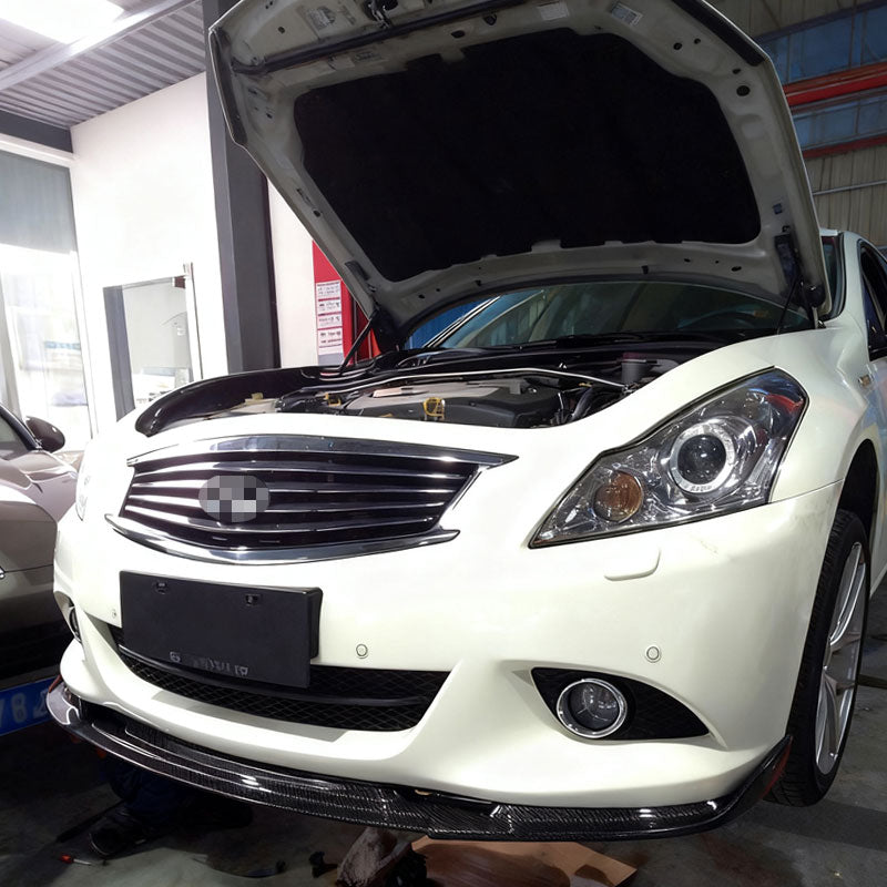 Infiniti G37 Sedan 2009-2013 Front Bumper Lip Carbon Fiber