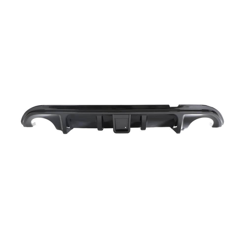 Infiniti Q50 2014-2017 Rear Bumper Diffuser With LED Brake Light Glossy Black ABS-Ahacarbon