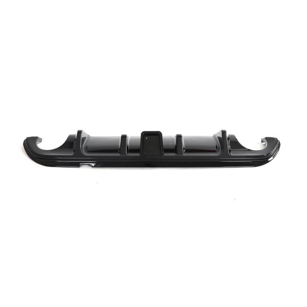 Infiniti Q50 2014-2017 Rear Bumper Diffuser With LED Brake Light Glossy Black ABS-Ahacarbon