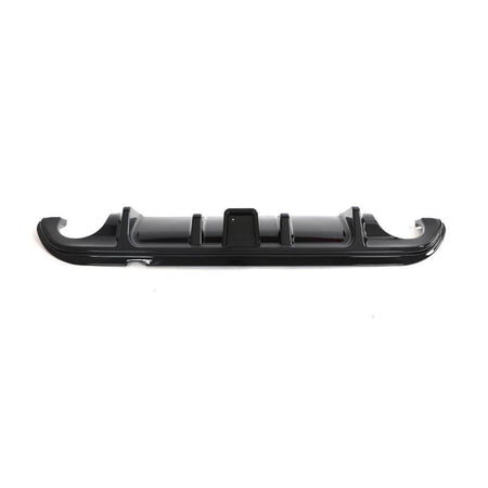 Infiniti Q50 2014-2017 Rear Bumper Diffuser With LED Brake Light Glossy Black ABS-Ahacarbon