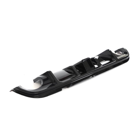 Infiniti Q50 2014-2017 Rear Bumper Diffuser With LED Brake Light Glossy Black ABS-Ahacarbon