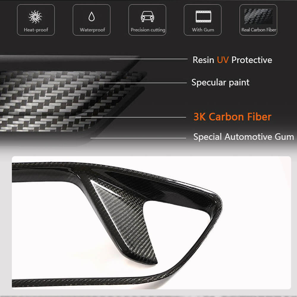 Kia Stinger 2018 2019 2020 2021 2022 2023 Carbon Fiber Front Grille-Ahacarbon