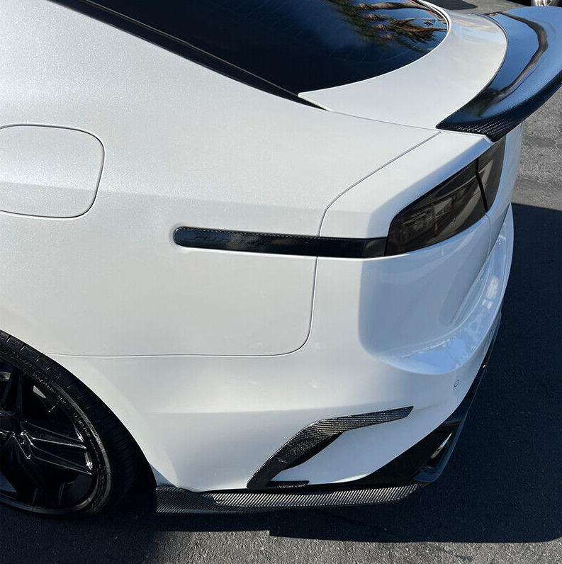 Kia Stinger 2018-2021 Rear Bumper Splitters Carbon Fiber/FRP-Ahacarbon